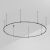 Основание ART-APRIORI-ROUND-ROD-800-R3000 (BK) (Arlight, IP20 Металл, 3 года)