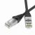 Патч-корд экранированный Ultra SLIM CAT6A S/FTP 4х2, 30 AWG, LSZH, чёрный, 0,5м