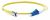 Hyperline FC-S2-9-LC/UR-ST/UR-H-1M-LSZH-YL Патч-корд волоконно-оптический (шнур) SM 9/125 (OS2), LC/UPC-ST/UPC, 2.0 мм, simplex, LSZH, 1 м