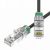 Патч-корд неэкранированный SLIM CAT6A U/UTP 4х2, 28 AWG, LSZH, чёрный, 2м
