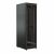 WRline Шкаф напольный 19-дюймовый, 27U, 1388x600х1000 мм (ВхШхГ), передняя и задняя распашные перфорированные двери (75%), цвет черный (RAL 9004) (раз
