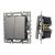Механизм выключателя двухклавишный проходной SWT-MKP2-PL-GR (250V, 16A) (Arlight, -)