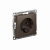 Розетка 1гн с З/К шторки с/у мокко механизм 16А AtlasDesign Systeme Electric