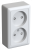 Розетка 2гн без З/К шторки о/у белый 16А IP20 Хит Systeme Electric  (1/112)