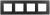 Рамка для розеток и выключателей ЭРА Elegance 14-5014-05 Classic, на 4 поста, антрацит