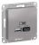 Розетка 2гн USB+USB typeА+ typeС с/у алюминий механизм 5В/2.4А 2х5В/1.2А AtlasDesign Systeme Electric (1)