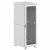 Шкаф напольный разобранный 19   IT-CQE-N 42U 800x800мм, крыша с вырубкой, дверь стекло и двойная сплошная металл, двойные боковые панели, серый RAL703