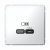 Розетка 1гн USB typeC с/у белый механизм высокоскор.заряд. QC PD ArtGallery Systeme Electric (1/8/16)
