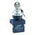 Переключатель ключом NP8-02Y/31, 3 полож, фиксац, 2НЗ, IP65 (R)