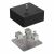 Коробка огнестойкая для кабель-канала 40-0450-FR2.5-6 Е15-Е120 RAL9005 75х75х30 (87 шт/кор) Промрукав