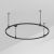 Основание ART-APRIORI-ROUND-ROD-400-R1200 (BK) (Arlight, IP20 Металл, 3 года)