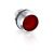 Фронтальная часть нажимной кнопки плоск., 1 упр. элемент цвет красный с круг. линзой, с подсветкой, без фиксации, ABB