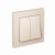 Выключатель 2кл с/у крем в сборе AtlasDesign Systeme Electric