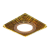 Светильник Квадрат. Кристалл/Черный/Золото, Gu5.3, LED 2700K Gauss Backlight 1/40