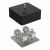 Коробка огнестойкая для кабель-канала 40-0450-FR2.5-8 Е15-Е120 RAL9005 75х75х30 (87 шт/кор) Промрукав