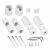 Крепление ARL-WAVE-1815-S-2-ENDCAP White (Arlight, Металл)