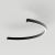 Светильник SP-LINE-HANG-ARC-C3535-D800-28W Warm3000 (BLACK, 230V) (Arlight, Металл)