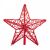 Светодиодная фигура "Звезда" 80 см, 200 светодиодов, с трубой и подвесом, цвет свечения красный NEON-NIGHT