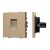Механизм компьютерной розетки SCT-NOBE-MPC1-SFPL-GD (RJ-45, CAT6) (Arlight, Золотой песок)