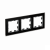 Рамка 3гн стекло черный AtlasDesign Nature Systeme Electric (1)