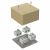 Коробка огнестойкая для кабель-канала 40-0460-FR10.0-8 Е15-Е120 RAL1001 85х85х45 (44 шт/кор) Промрукав