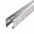 U-профиль 1500x41x41 сталь светло-серый перфорация: с 3-х сторон ПРОМРУКАВ