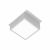 Светильник DL-GRIGLIATO-S90x90-12W Warm3000 (GR, 90 deg, 230) (Arlight, IP40 Металл, 5 лет)