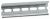 ЭРА DIN-рейка оцинкованная, перфорированная 110 мм (7,5х35х110) (100/10500)
