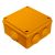 Коробка разветвительная 100х100х50 о/у оранжевая огнестойкая 40-0300-FR1.5-4 Е15-Е120 Промрукав (1/1)