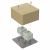 Коробка огнестойкая для кабель-канала 40-0460-FR16.0-4 Е15-Е120 RAL1001 85х85х45 (44 шт/кор) Промрукав