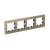 Рамка 4гн металл латунь AtlasDesign Nature Systeme Electric (1)