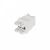 Модуль Keystone Джек RJ-45(8P8C), UTP неэкранированный, CAT 6, тип 180 градусов, с пылезащитной шторкой, белый REXANT PRO