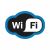 Табличка ПВХ «Зона Wi-Fi» 200х150 мм REXANT