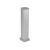 Универсальная мини-колонна алюминиевая с крышкой из алюминия 2 секции, высота 0,68 метра, цвет алюминий
