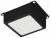 Светильник светодиодный 8Вт 4000K 740Лм Домино Черный грильято 100х100 DVO21-08-O-4K80-5-B ЭРА