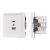 Механизм USB розетки SCT-TENDO-MUAC-PL-WH (5V, 3A, QC3) (Arlight, Белый)