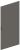 Симметричная двустворчатая дверь 557x1913 сталь серый ABB Triline