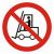 Знак светоотражающий P 07 "Запрещается движение средств напольного транспорта" 200х200 мм, пластик ГОСТ Р 12.4.026-2015 EKF