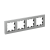 Рамка 4гн металл серебро AtlasDesign Nature Systeme Electric (1)