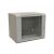 WRline Шкаф настенный 19-дюймовый (19"), 12U, 650x600х450мм, стеклянная дверь, цвет серый (RAL 7035) (разобранный)