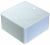 Соединительная/распаячная коробка (розетка) скрытой установки без клемм 85x85x45мм пластик белый ip55 ПРОМРУКАВ _