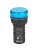 Лампа коммутационная ADDS D22 LED синий 24В AC/DC ЛK-22 IP55