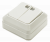 Выключатель 2кл с подсв о/у белый IP20 7123-W Bolleto IN HOME (10/200)