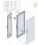 Защитная дверь 400x2000 сталь серый IP65 ABB IS2 Шкафы