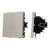 ARL NOBE Выключатель 2 кл подсветка софт-тач кашемир SWT-MK02-SFPL-L-CA (250V, 10A) (Arlight, -)
