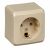 Розетка 1гн с З/К о/у крем 16А IP20 Этюд Systeme Electric  (1/17/136)