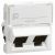 MOSAIC RJ45 STP кат6 2мод 45°