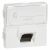 MOSAIC RJ45UTP 6a 2М 45° белая