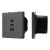 ARL NOBE USB Розетка тип А+С+С софт-тач серый базальт SCT-MUACC-SFPL-FC-GR (65W, QC3) (Arlight, -)