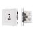 Механизм USB розетки SCT-TENDO-MUAC-SFPL-WH (5V, 3A, QC3) (Arlight, Матовый белый)